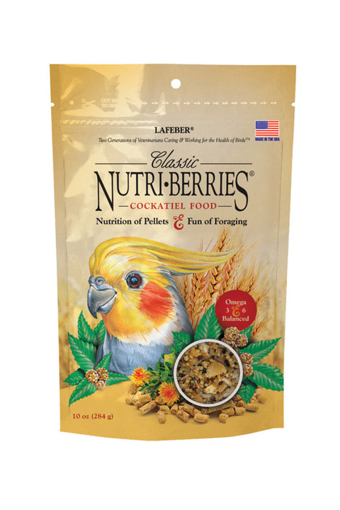 Lafeber's Classic Nutri-Berries Cockatiel Food 10 oz