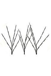 Twigs LED Set of 3 60 Lights Red