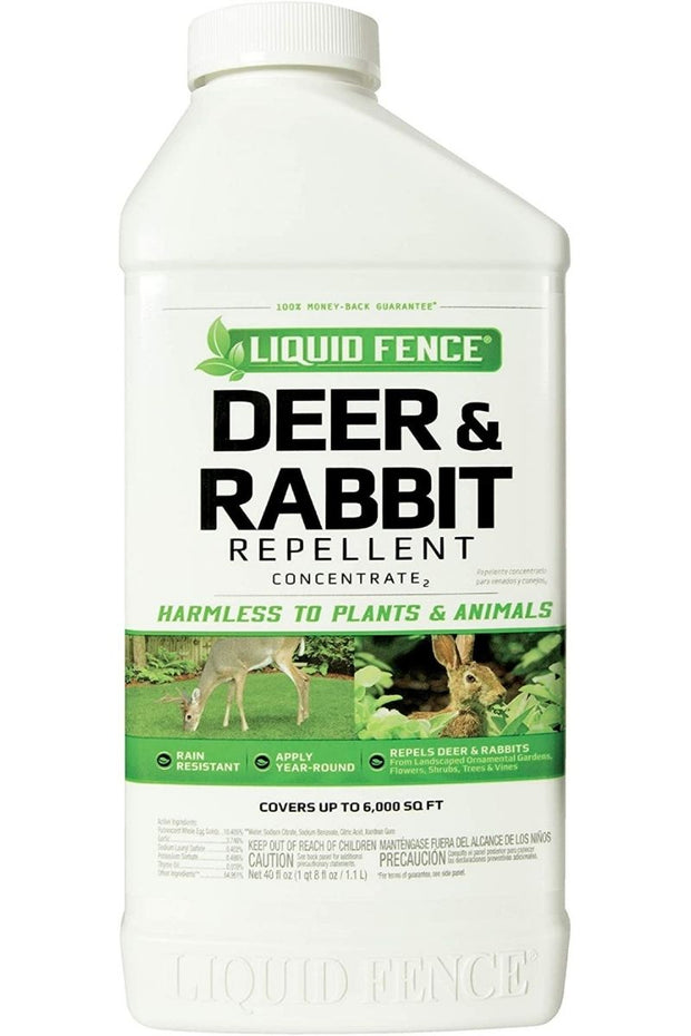 Liquid Fence Deer & Rabbit Repellent Concentrate 32 oz