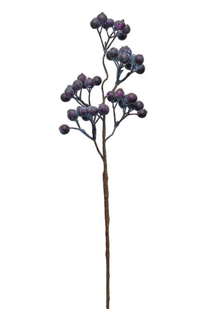 SILK, SPRAY BERRY 16.25"