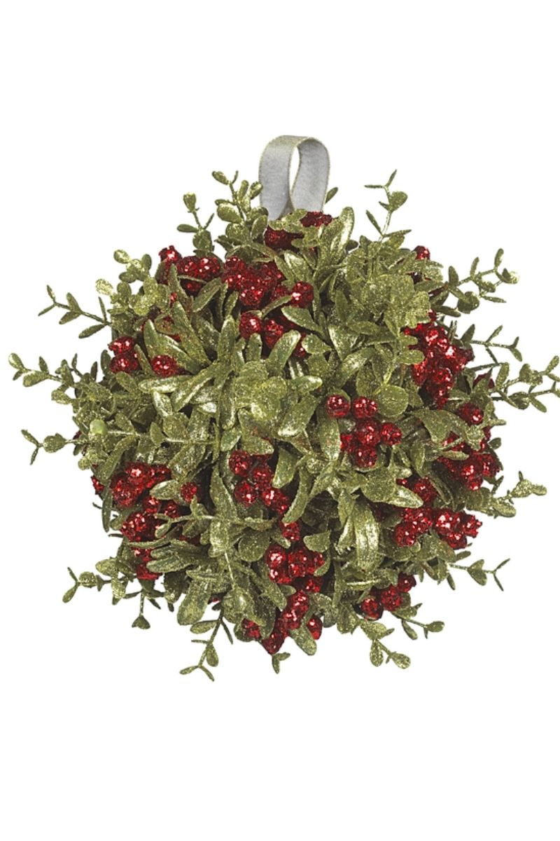 Mistletoe Kissball Large Ornament