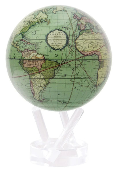 MOVA Globe Antique Terrestrial Green 4.5"