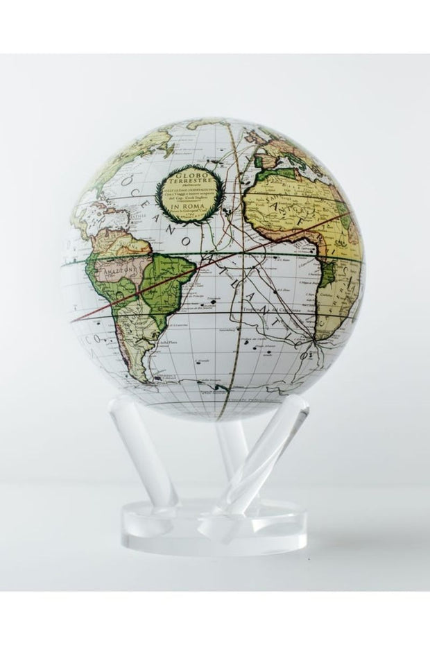 MOVA Globe Antique Terrestrial White 4.5"