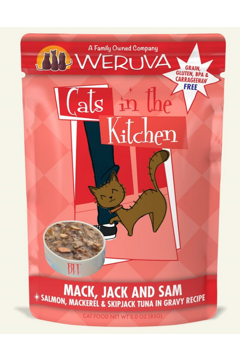 Weruva Cats In The Kitchen Originals Mack/Jack/Sam Pouch 3 oz