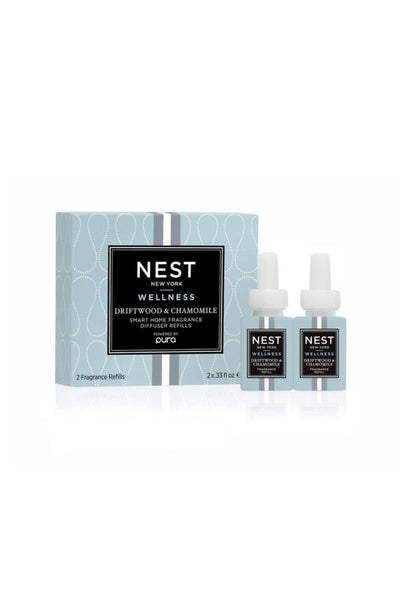 Nest x Pura Smart Home Fragrance Diffuser Refill Duo Driftwood & Chamomile