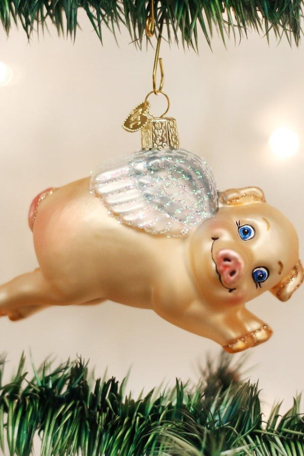 Flying Pig Ornament