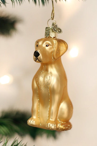 Yellow Labrador Ornament