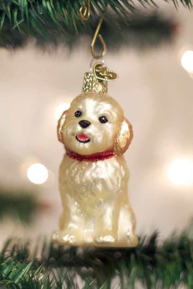 Cockapoo Puppy Ornament