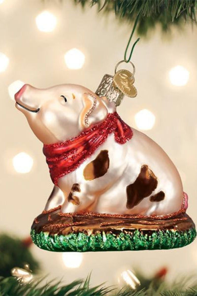 Piggy In The Puddle Ornament