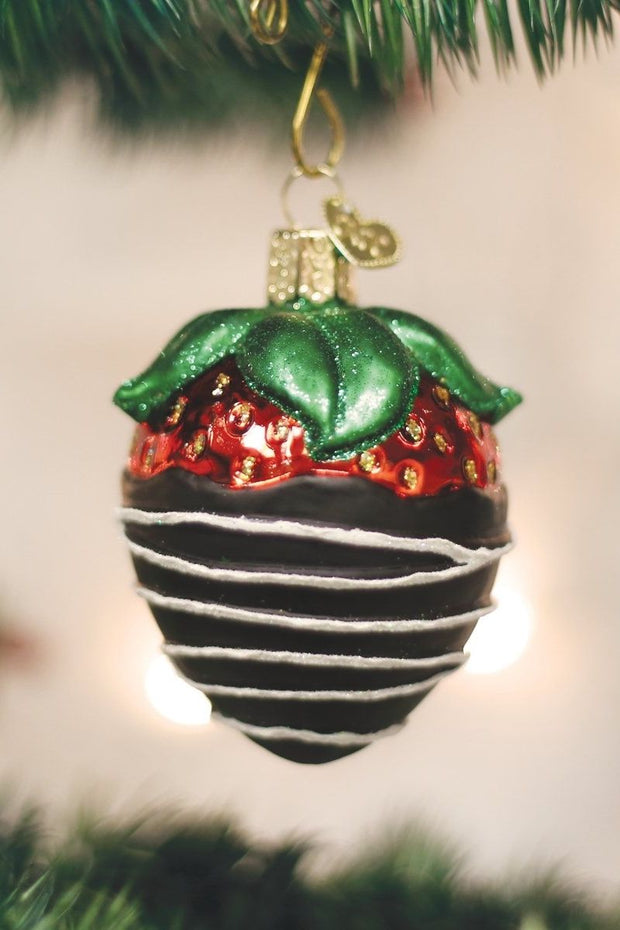 Chocolate Dipped Strawberry Ornament