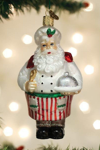 Chef Santa Ornament