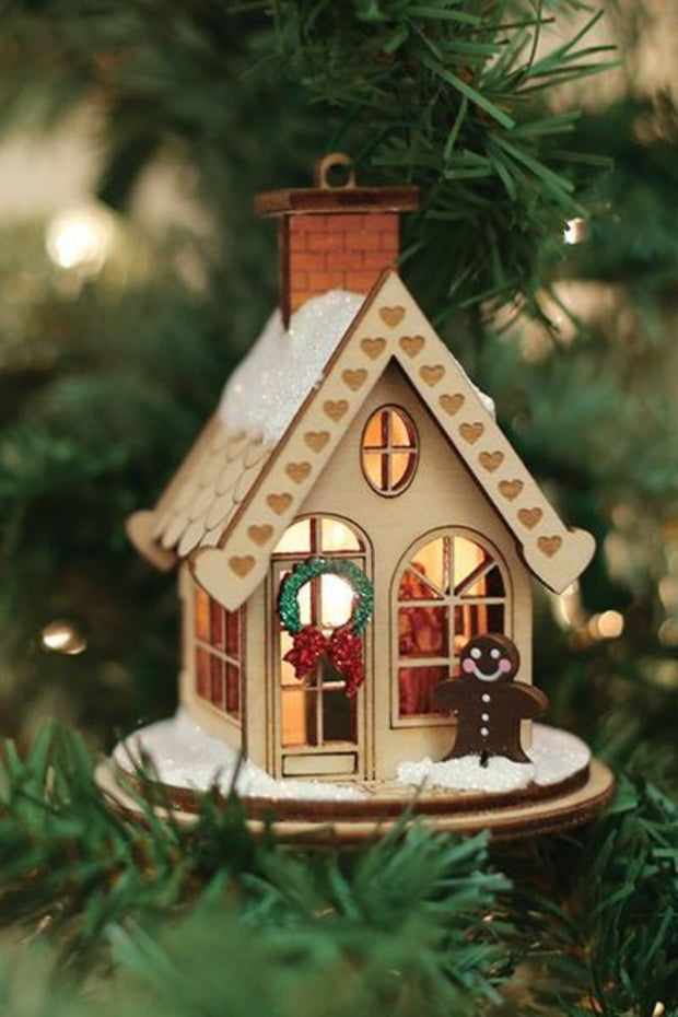 Gingerbread Cottage Ornament