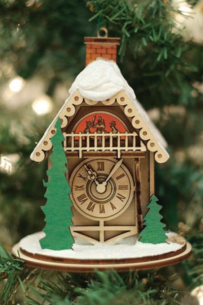 Alpine Time Clock Shoppe Ornament