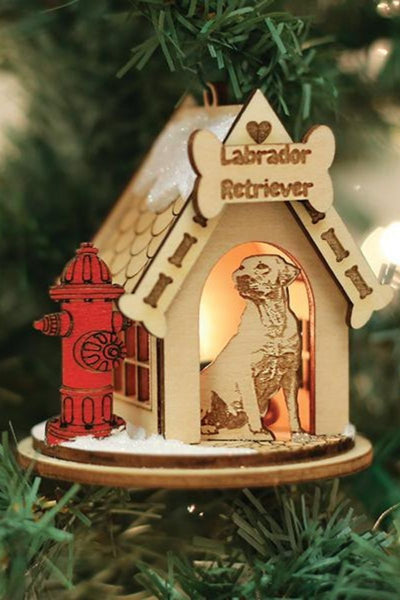 Labrador Retriever Cottage Ornament