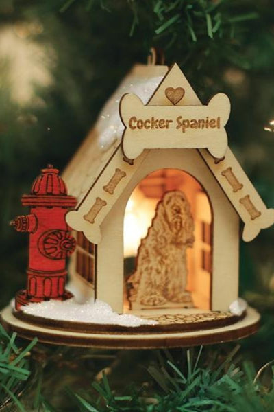 Cocker Spaniel Cottage Ornament