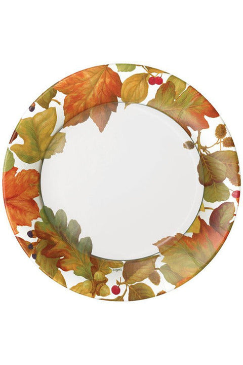 Caspari Autumn Leaves II Paper Salad Plates
