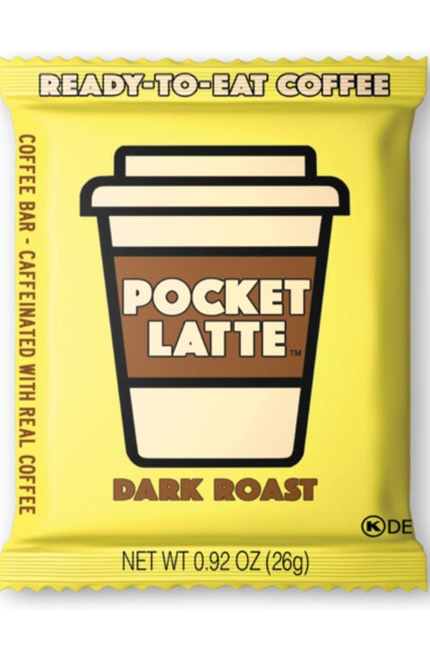 Pocket Latte Coffee Chocolate Bar Dark Roast