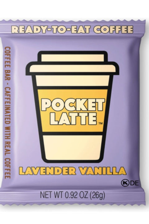 Pocket Latte Coffee Chocolate Bar Lavender Vanilla