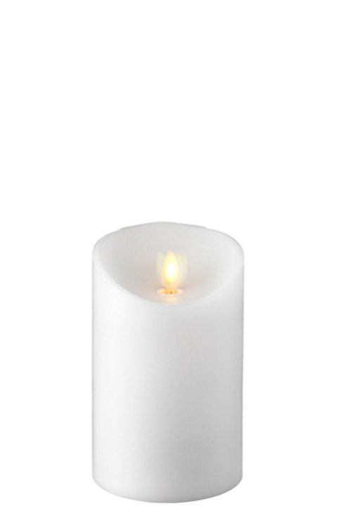 CANDLE, 3.5X5" WHI FLICKER-UNS