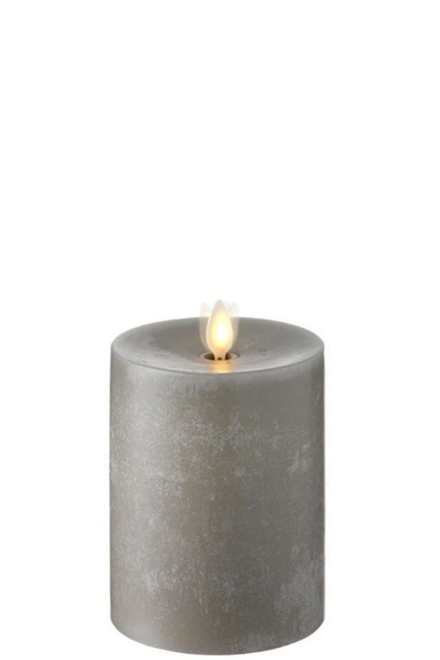 CANDLE 3.5x5" WAX CHALKY UN