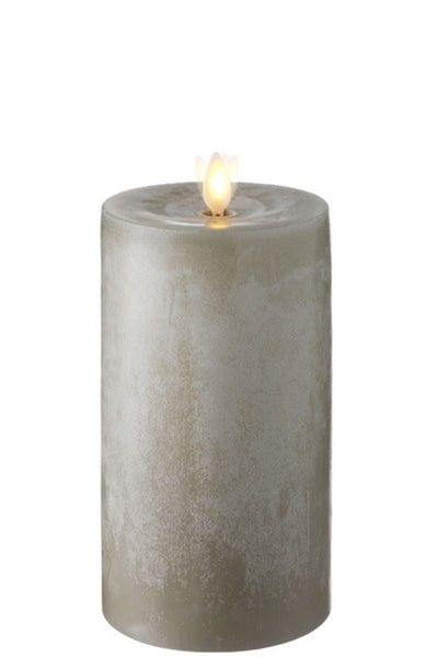 CANDLE 3.5x7" WAX CHALKY UN