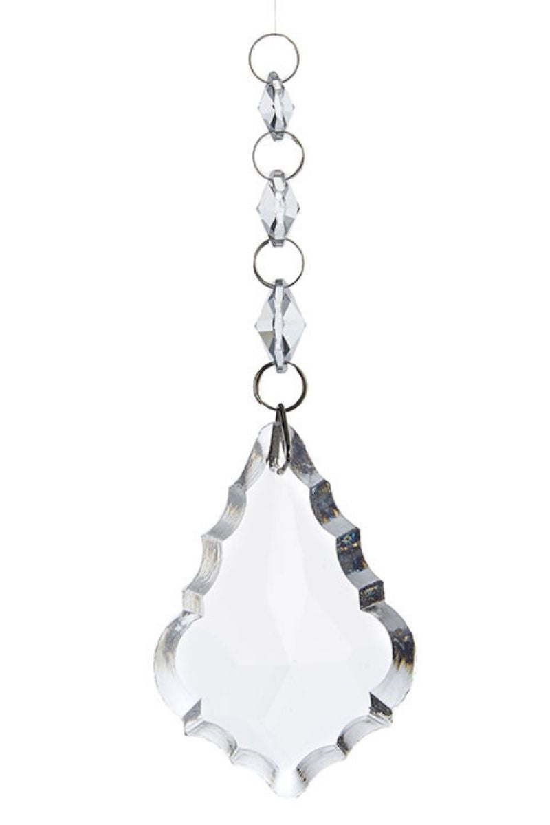 6.5 crystal drop orn.