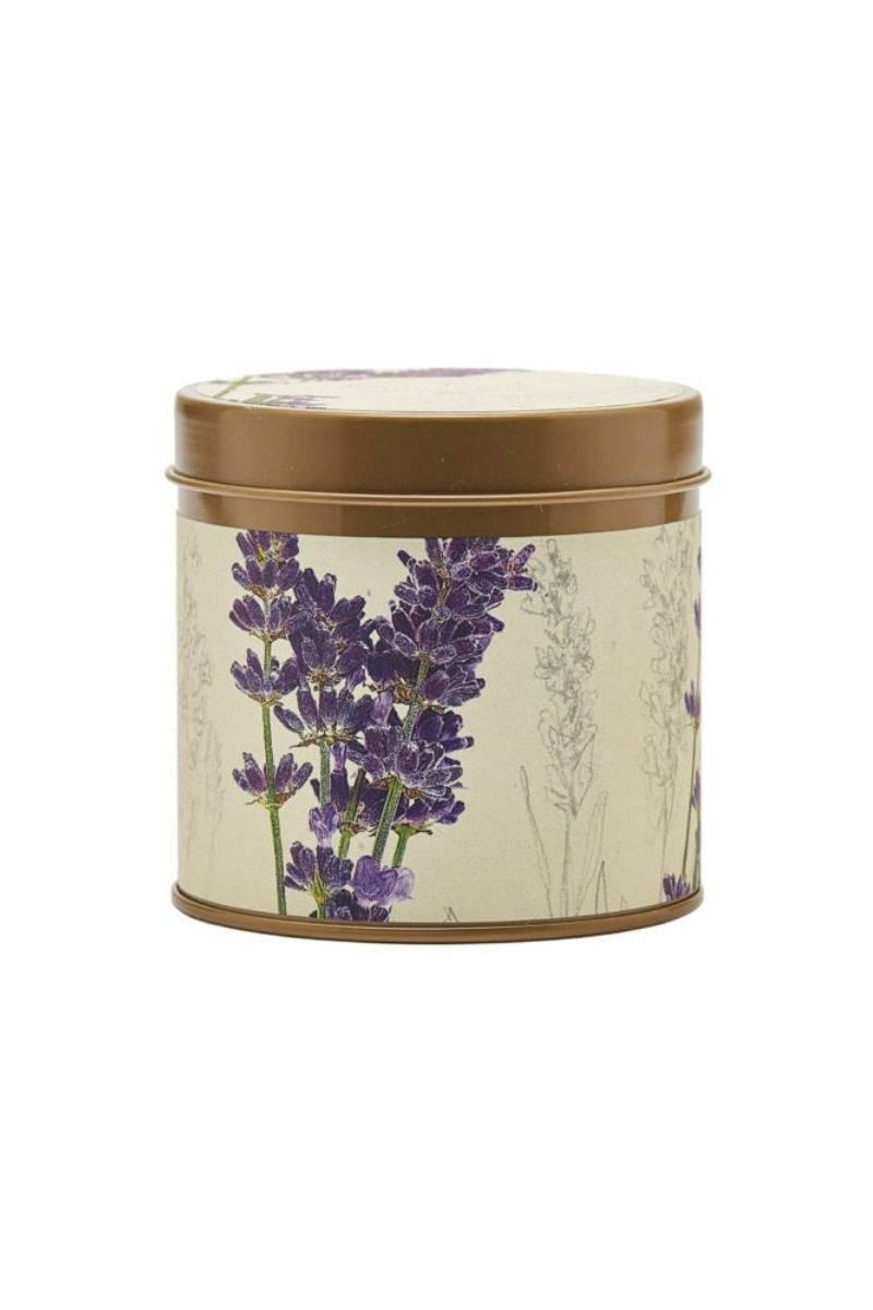 CANDLE, SIG TIN ROMAN LAVENDER