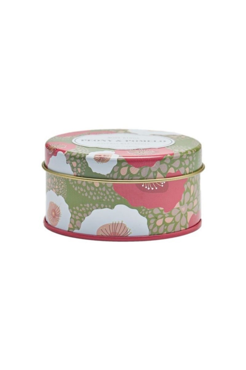 CANDLE, TRV TIN PEONY & POMELO