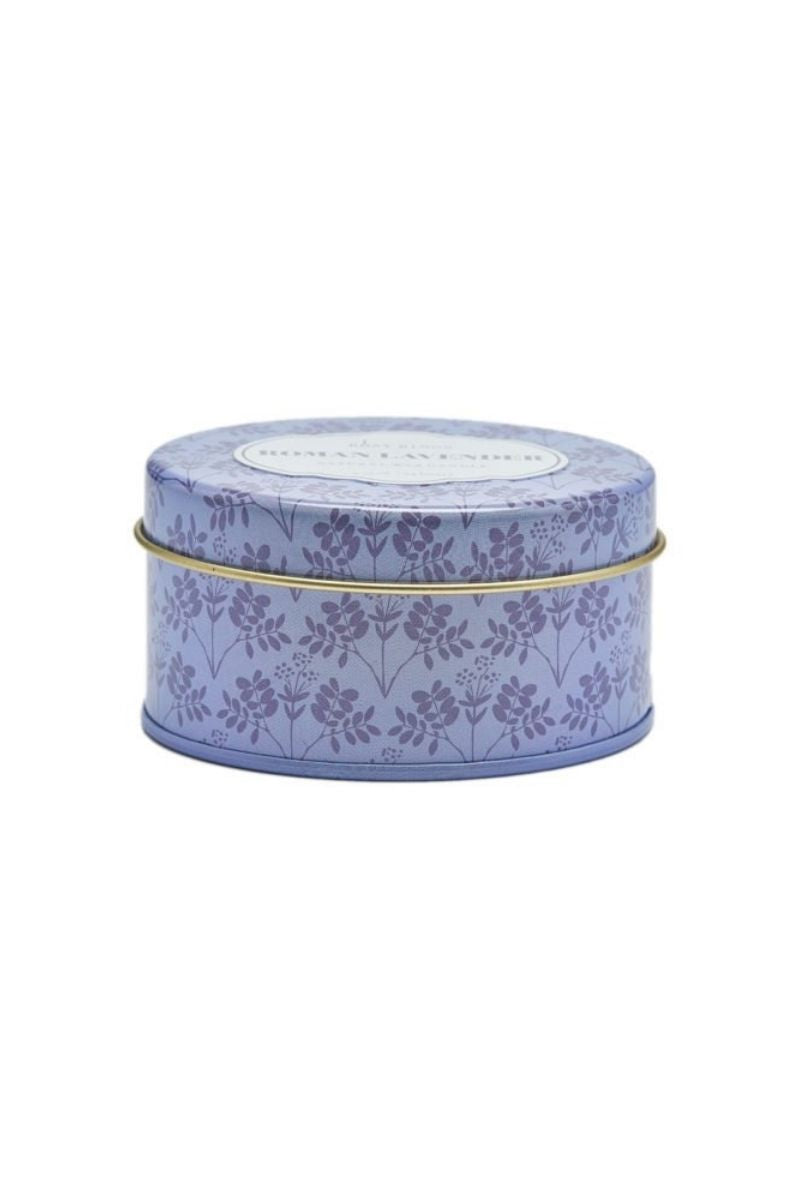 CANDLE, TRV TIN ROMAN LAVENDER