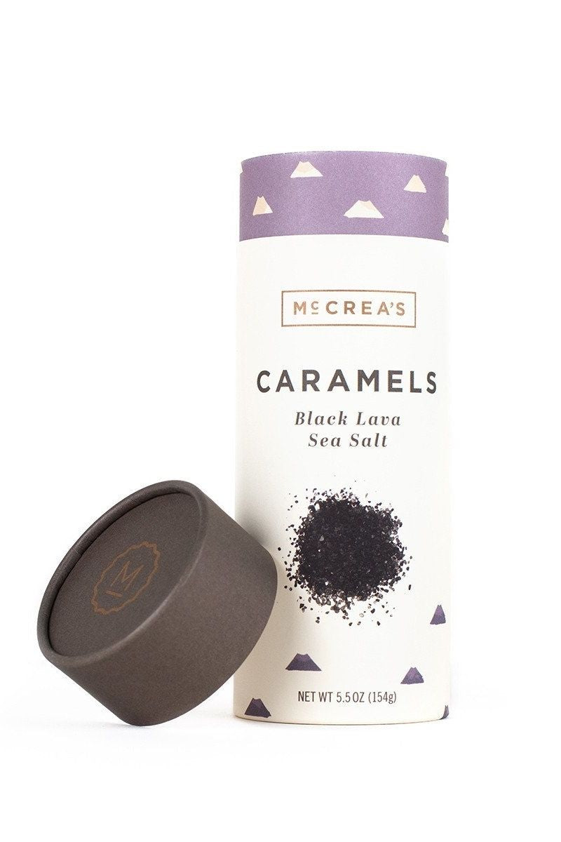 McCrea's Caramel Black Lava Sea Salt Pillow Box