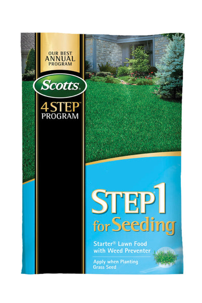 weed killer planting grass seed Scotts STEP 1