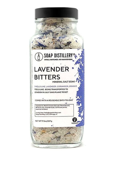 Soap Distillery Lavender Bitters Salt Soak