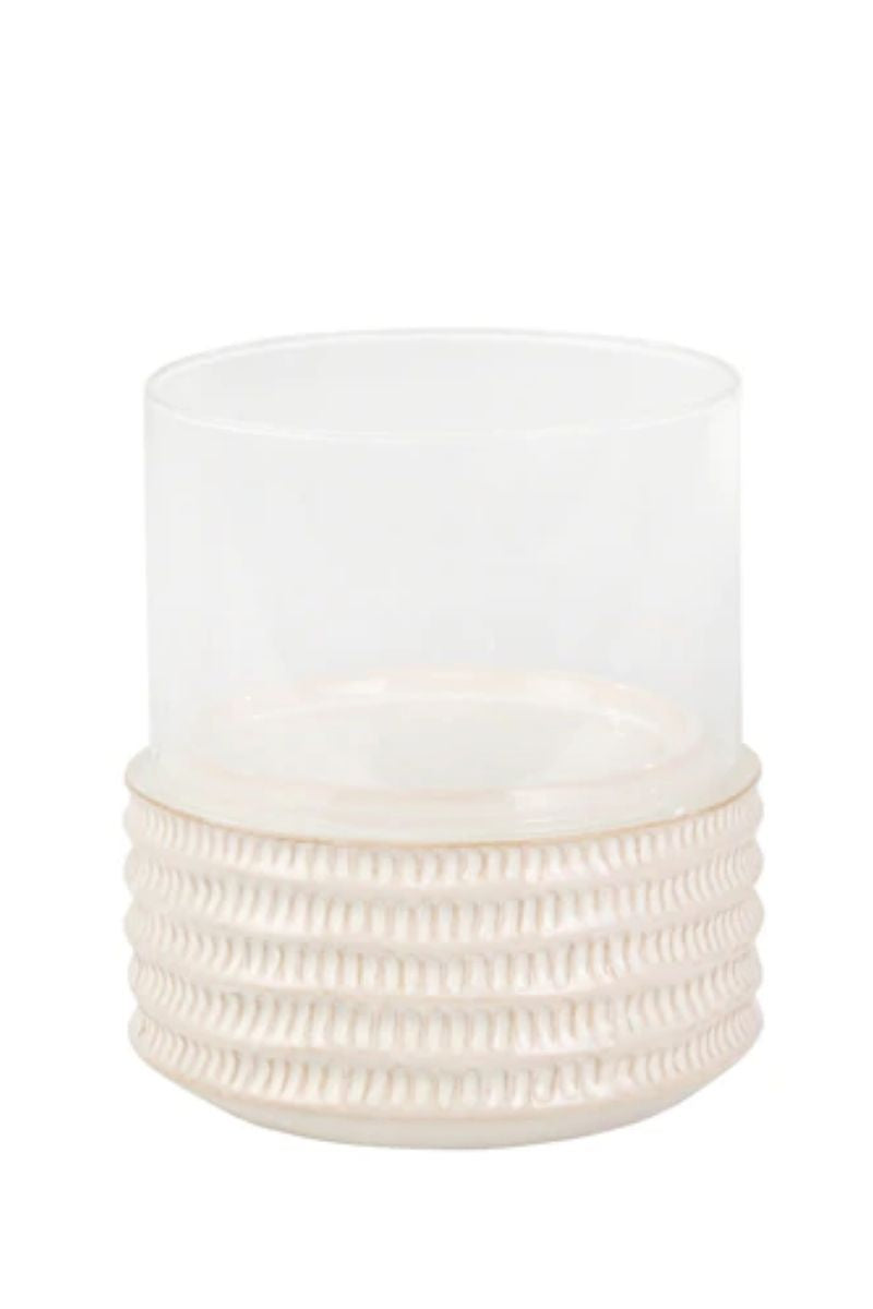 CERAMIC GLADD 8" PILLAR HOLDER