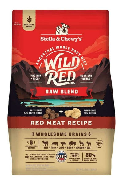 Stella & Chewy's Wholesome Grain Raw Blend Red Meat Recipe 3.5 lb