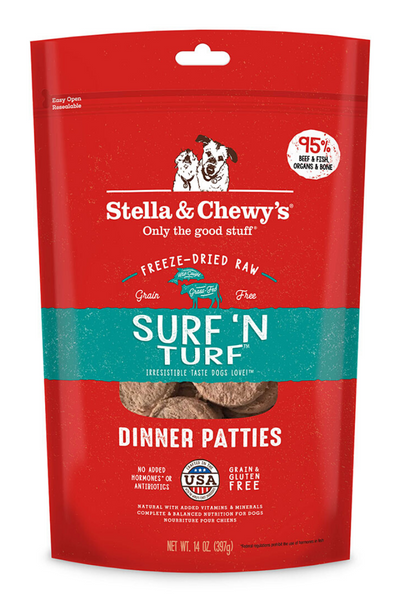 Stella & Chewy's Freeze Dried Surf 'N Turf Dinner 14 oz