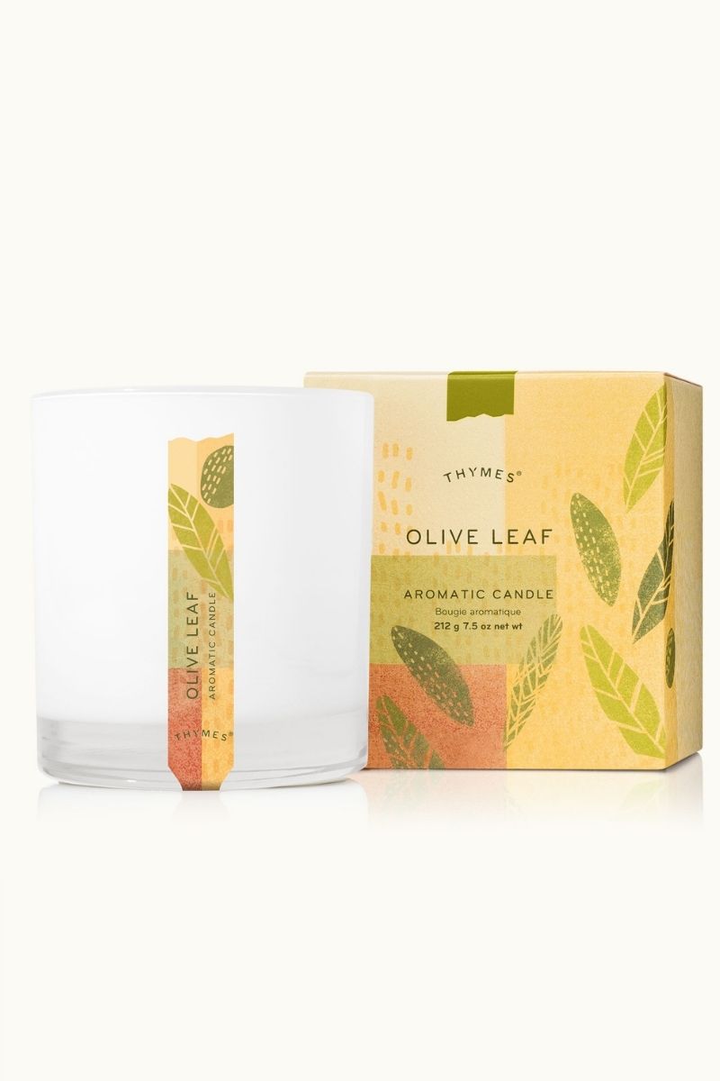 Thymes Olive Leaf Candle