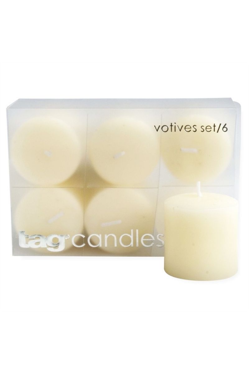 Tag Basic Votive Candles Set of 6