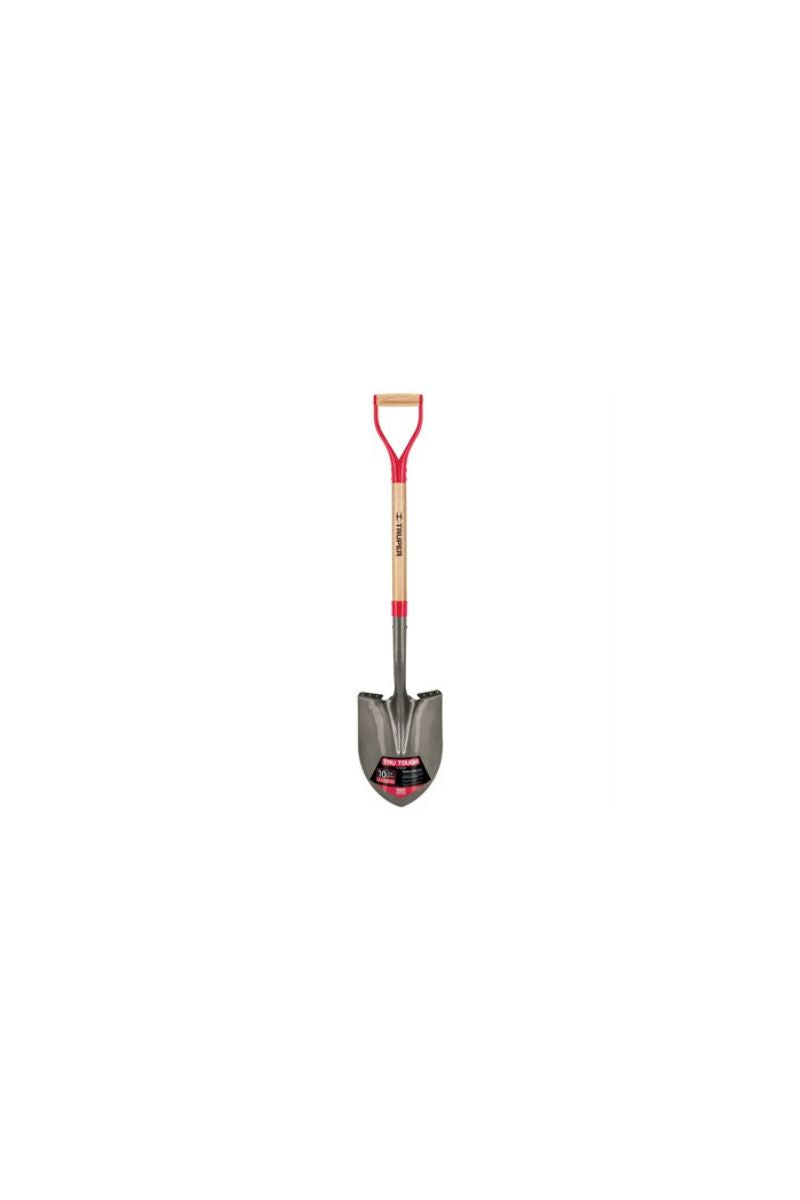 Truper Trutough Round Point Shovel D Handle