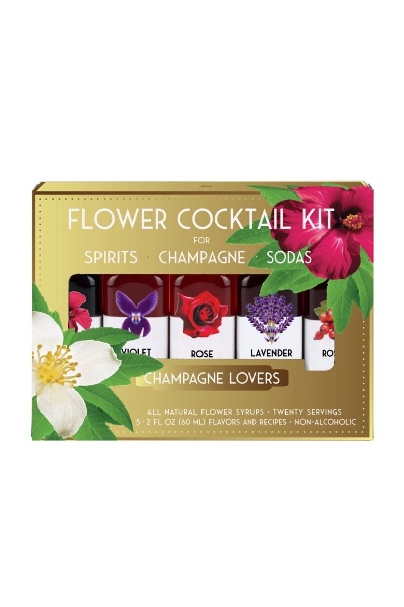 Floral Elixir Co. Champagne Lovers Syrups Cocktail Kit