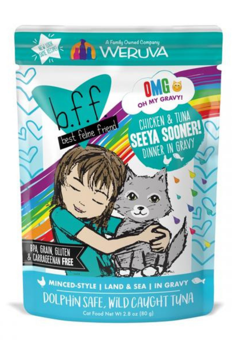 Weruva BFF OMG Tuna & Chicken Charm Me Pouch 3 oz