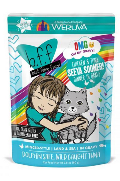 Weruva BFF OMG Tuna & Chicken Charm Me Pouch 3 oz – Chalet