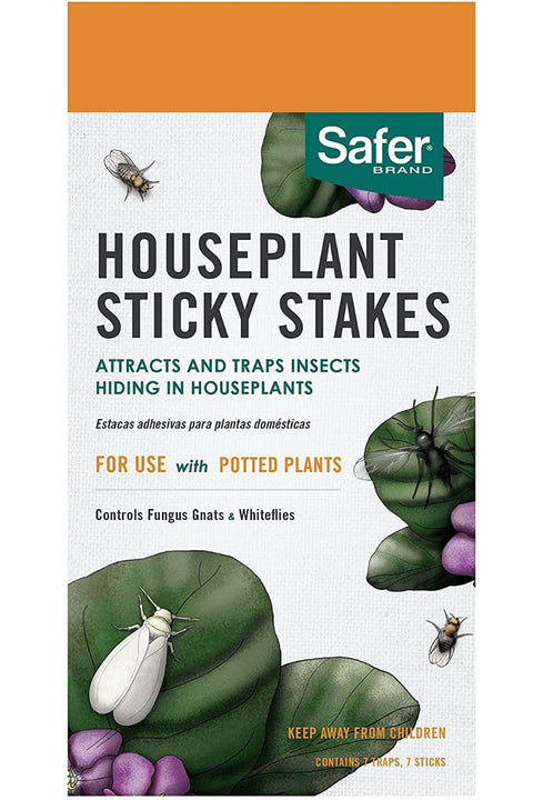 Safer Home Houseplant Sticky Stakes 8 Pack