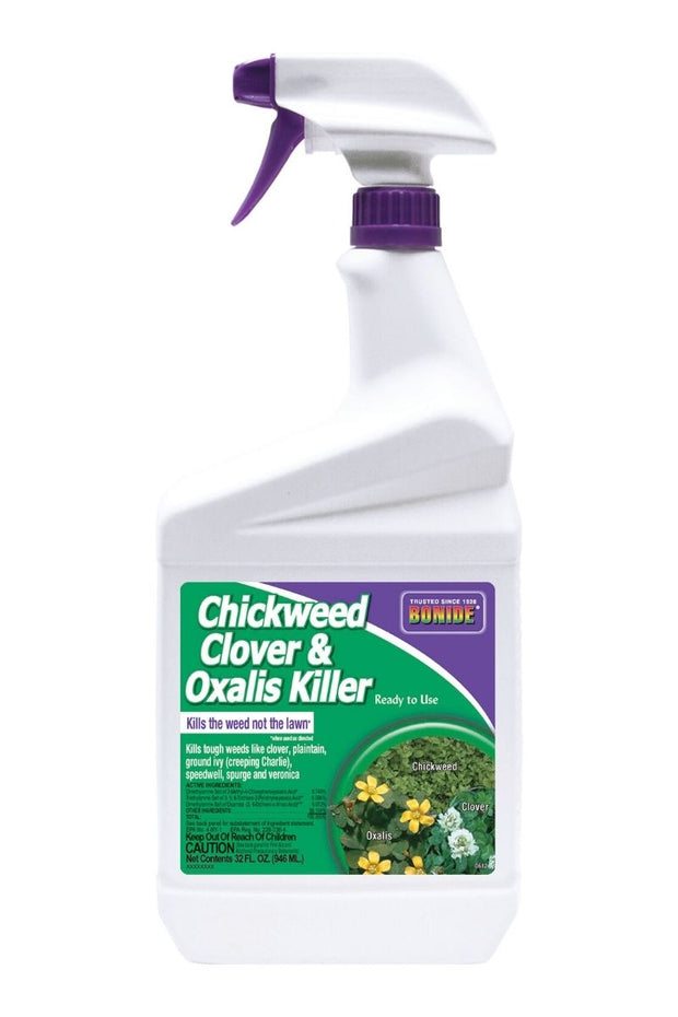 Bonide Chickweed, Clover & Oxalis Selective Weed Killer 32 oz Ready-to-Use Spray