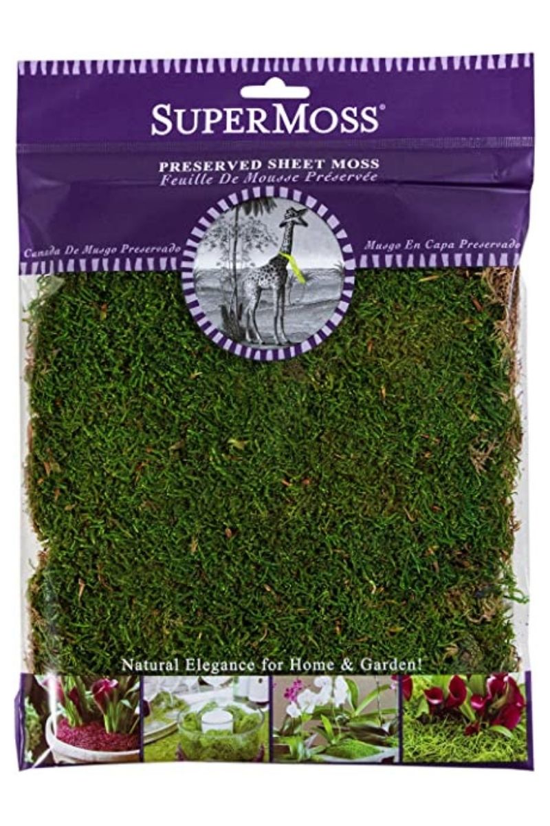 SuperMoss Preserved Sheet Moss 8 oz