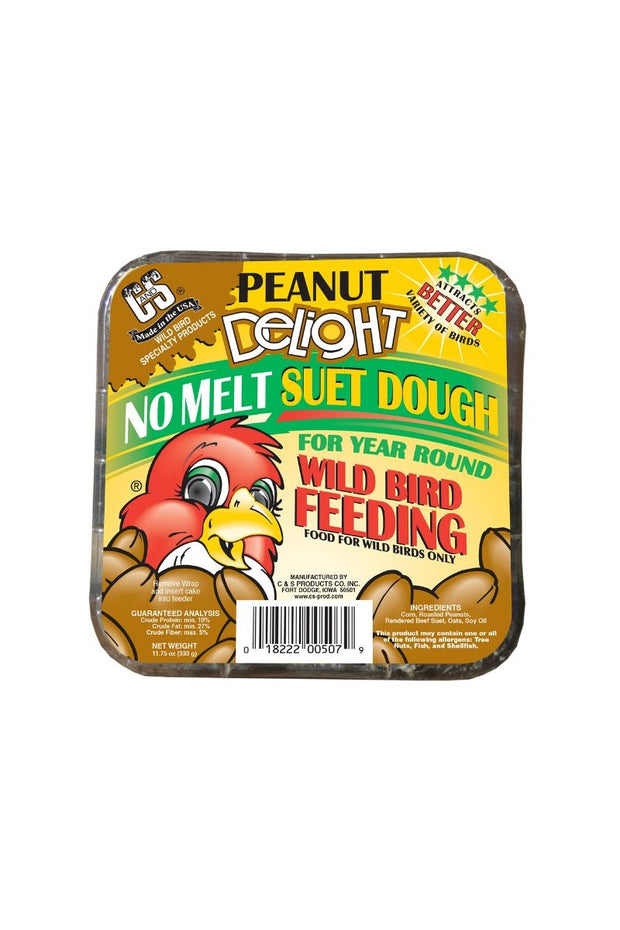 C&S Peanut Delight No Melt Suet Dough 11.75 oz