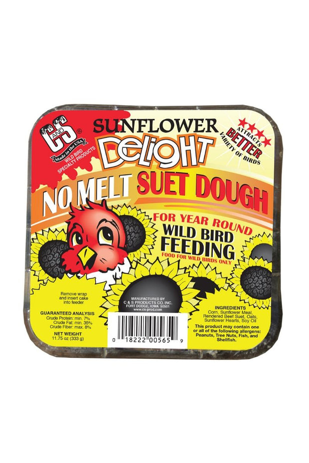 C & S Sunflower Delight No Melt Suet