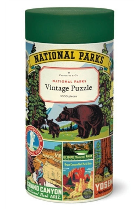 PUZZLE, NATIONAL PARKS MAP