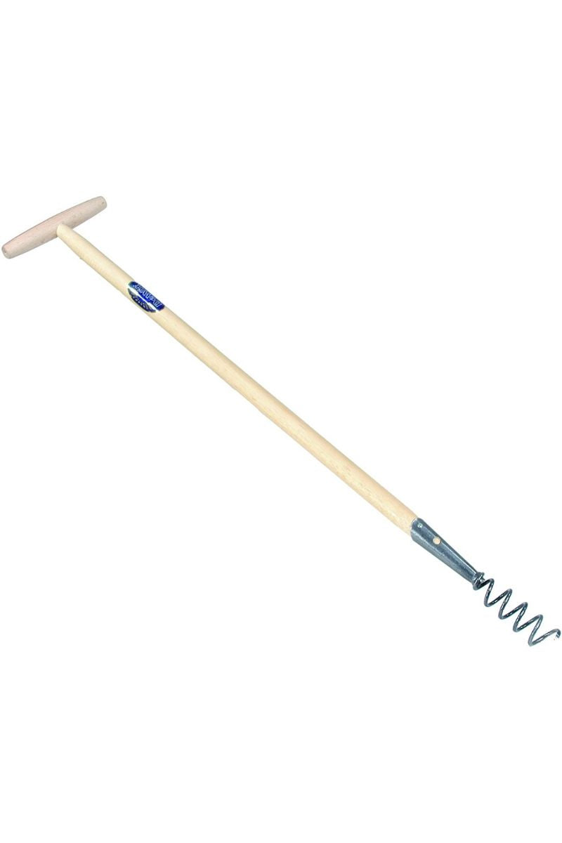 DeWit Hand Cork Screw Weeder With Long Handle 40"