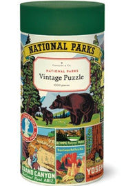 Cavallini & Co. National Parks Vintage Puzzle 1000 Pieces