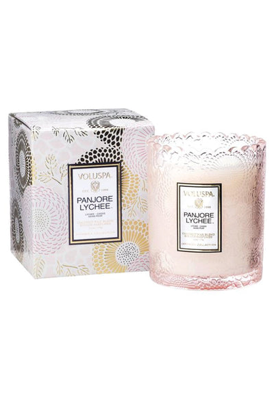 Voluspa Panjore Lychee Scalloped Candle